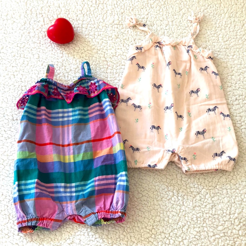 Baby Gap 6-12 months romper bundle